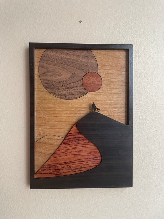 Dune Multi Layered Wood Art