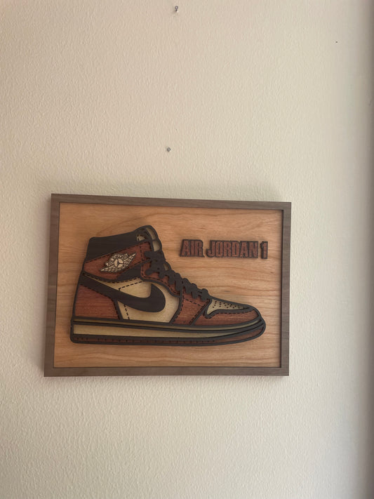 Air Jordan 1 Wood Art